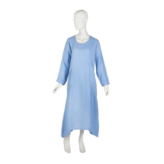 ΛΙΝΟ ΦΟΡΕΜΑ ΜΑΚΡΥ ΜΑΝΙΚΙ ΠΡΟΣΦΟΡΑ / 07.4132 ΓΥΝΑΙΚΕΙΑΦ