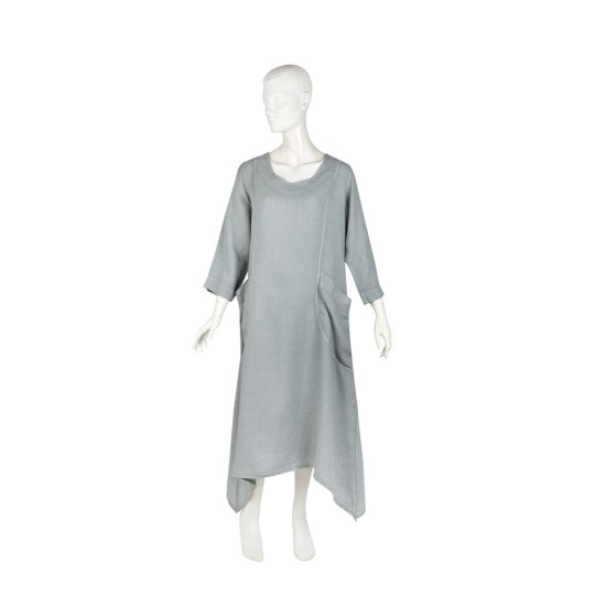 ΛΙΝΟ ΦΟΡΕΜΑ ΜΕ ΤΣΕΠΕΣ ΜΑΚΡΥΜΑΝΙΚΟ ΤΙΜΗ / 07.4132 ΓΥΝΑΙΚΕΙΑΦ