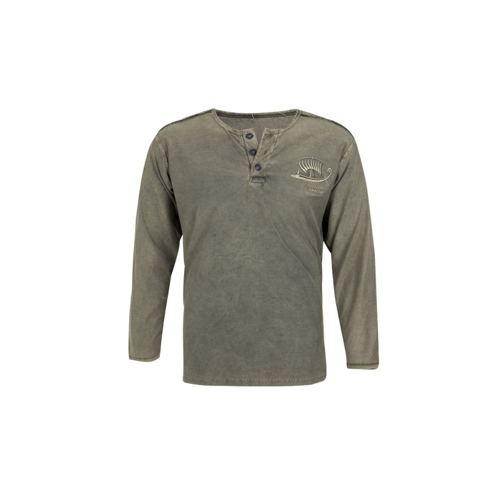 ΑΝΔΡΙΚΗ ΜΠΛΟΥΖΑ ΠΕΤΡΟΠΛΥΜΕΝΗ ΜΑΚΡΥ ΜΑΝΙΚΙ ΠΡΟΣΦΟΡΑ / 130402