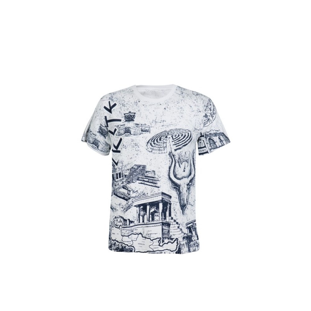 ALL OVER T-SHIRT ΑΝΔΡΙΚΟ ΚΡΗΤΗ ΤΟΥΡΙΣΤΙΚΟ /  110105.6