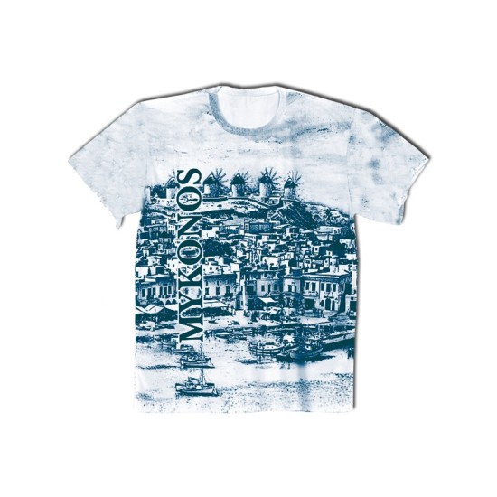 ALL OVER ΤΟΥΡΙΣΤΙΚΟ TSHIRT ΒΙΟΤΕΧΝΙΑ ΤΙΜΕΣ ΜΥΚΟΝΟΣ / 110105.11 T-SHIRTS