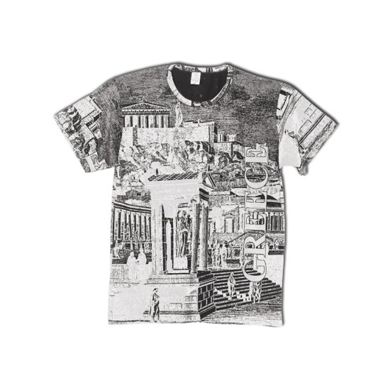 ALL OVER TSHIRT ΑΝΔΡΙΚΟ ΜΕΤΑΞΟΤΥΠΙΑ ΤΙΜΕΣ ΑΡΧΑΙΑ ΑΓΟΡΑ / 110105.14 T-SHIRTS