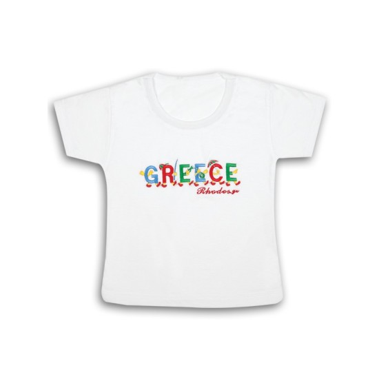 ΒΑΜΒΑΚΕΡΗ ΜΠΛΟΥΖΑ ΛΕΥΚΗ ΚΑΙ ΚΕΝΤΗΜΕΝΗ ΠΑΙΔΙΚΟ / 110102Π T-SHIRTS