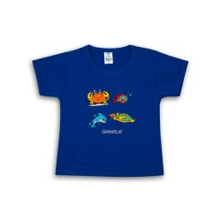 TSHIRT ΜΠΛΕ ΡΟΥΑ ΚΟΝΤΟΜΑΝΙΚΟ ΓΙΑ ΠΑΙΔΙ / 110102Π