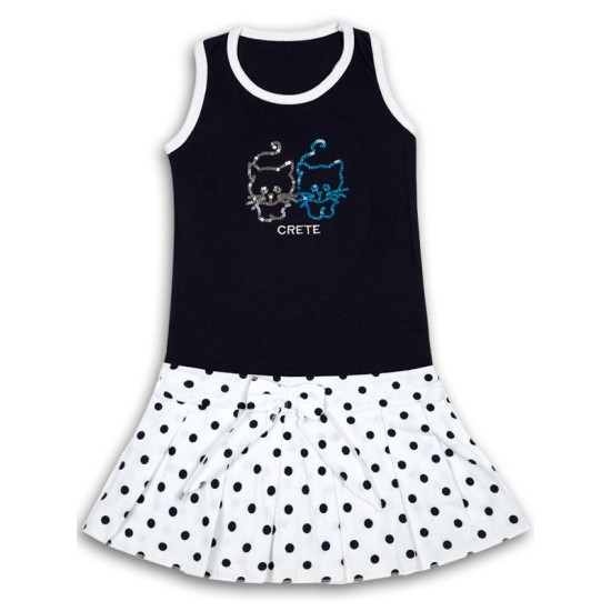 ΠΑΙΔΙΚΟ ΦΟΡΕΜΑ ΜΠΛΕ ΜΑΡΙΝ ΜΕ ΠΟΥΑ / 160903 ΦΟΡΕΜΑΤΑ