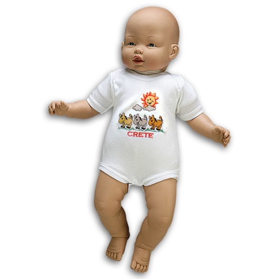 ΠΑΙΔΙΚΟ ΦΟΡΜΑΚΙ ΑΣΠΡΟ ΑΠΟ ΒΑΜΒΑΚΙ / 141402 ΖΙΠΟΥΝΑΚΙΑ BEBE