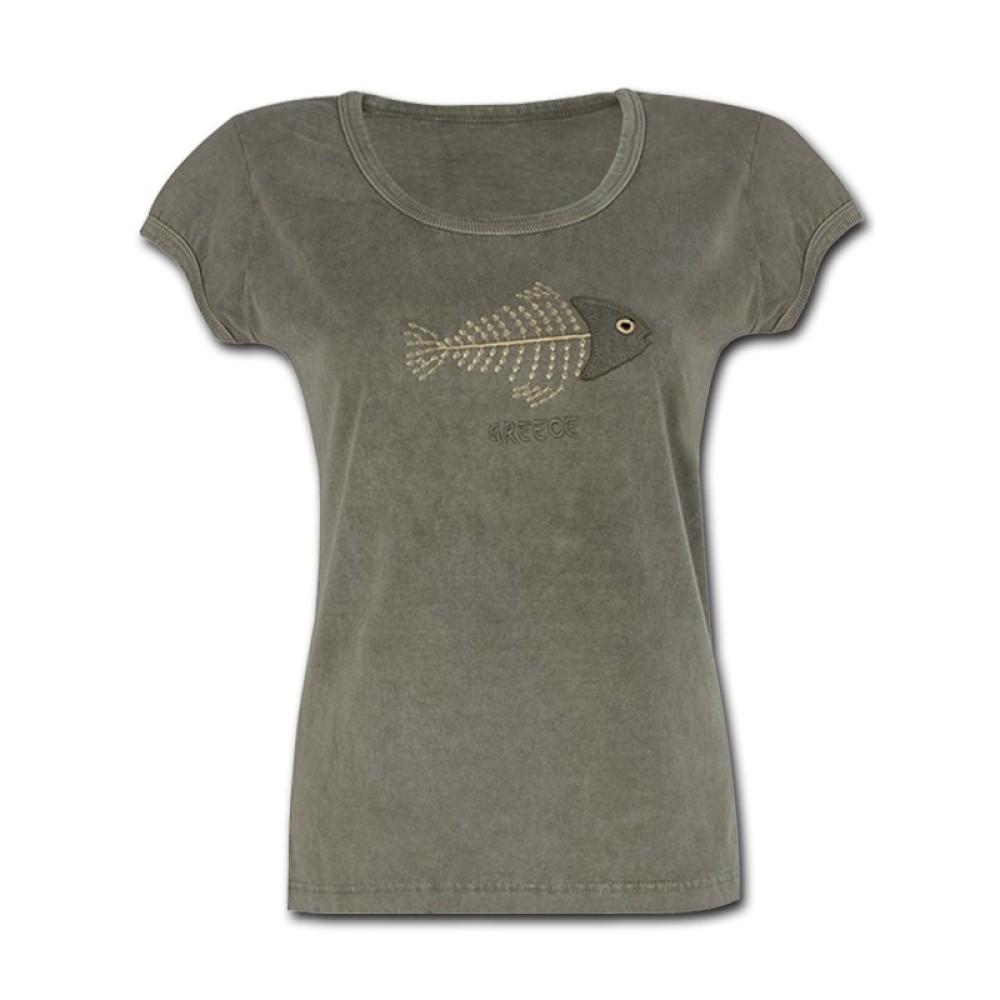 ΤΟΥΡΙΣΤΙΚΟ T-SHIRT ΓΥΝΑΙΚΕΙΟ ΠΕΤΡΟΠΛΥΜΕΝΟ / 131104