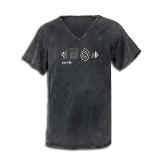 ΤΟΥΡΙΣΤΙΚΟ ΑΝΔΡΙΚΟ ΠΕΤΡΟΠΛΥΜΕΝΟ T-SHIRT V ΛΑΙΜΟ / 131004 T-SHIRTS