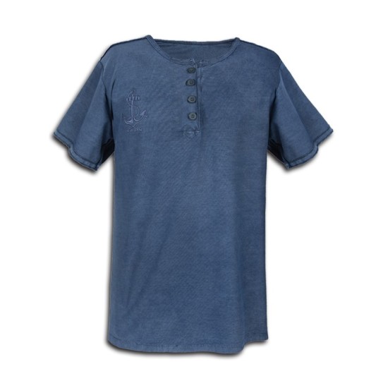 ΑΝΔΡΙΚΟ T-SHIRT ΠΕΤΡΟΠΛΥΜΕΝΟ ΑΝΑΜΝΗΣΤΙΚΟ ΠΑΤΙΛΕΤΑ ΚΟΥΜΠΙΑ / 130302 T-SHIRTS