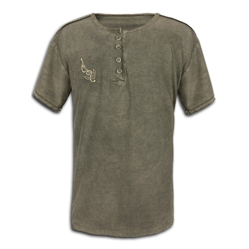 ΑΝΑΜΝΗΣΤΙΚΟ ΚΟΝΤΟΜΑΝΙΚΟ T-SHIRT ΠΕΤΡΟΠΛΥΜΕΝΟ ΜΕ ΚΟΥΜΠΙΑ / 130302