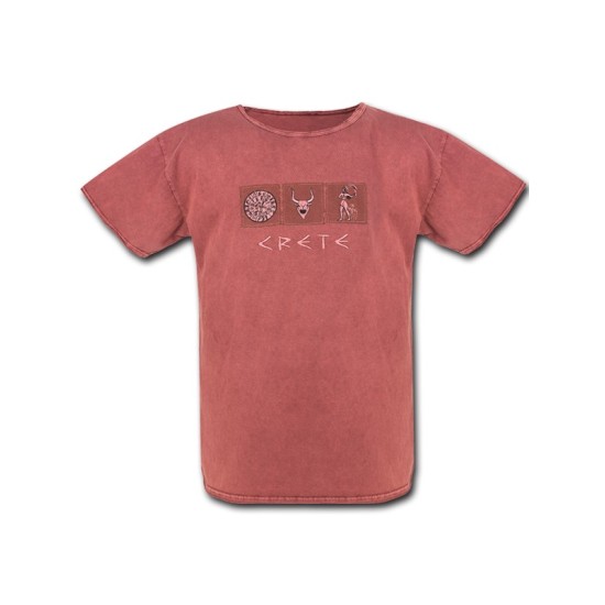 ΛΑΙΜΟΚΟΨΗ ΑΝΔΡΙΚΟ ΤΟΥΡΙΣΤΙΚΟ TSHIRT ΠΕΤΡΟΠΛΥΜΕΝΟ / 130104 T-SHIRTS