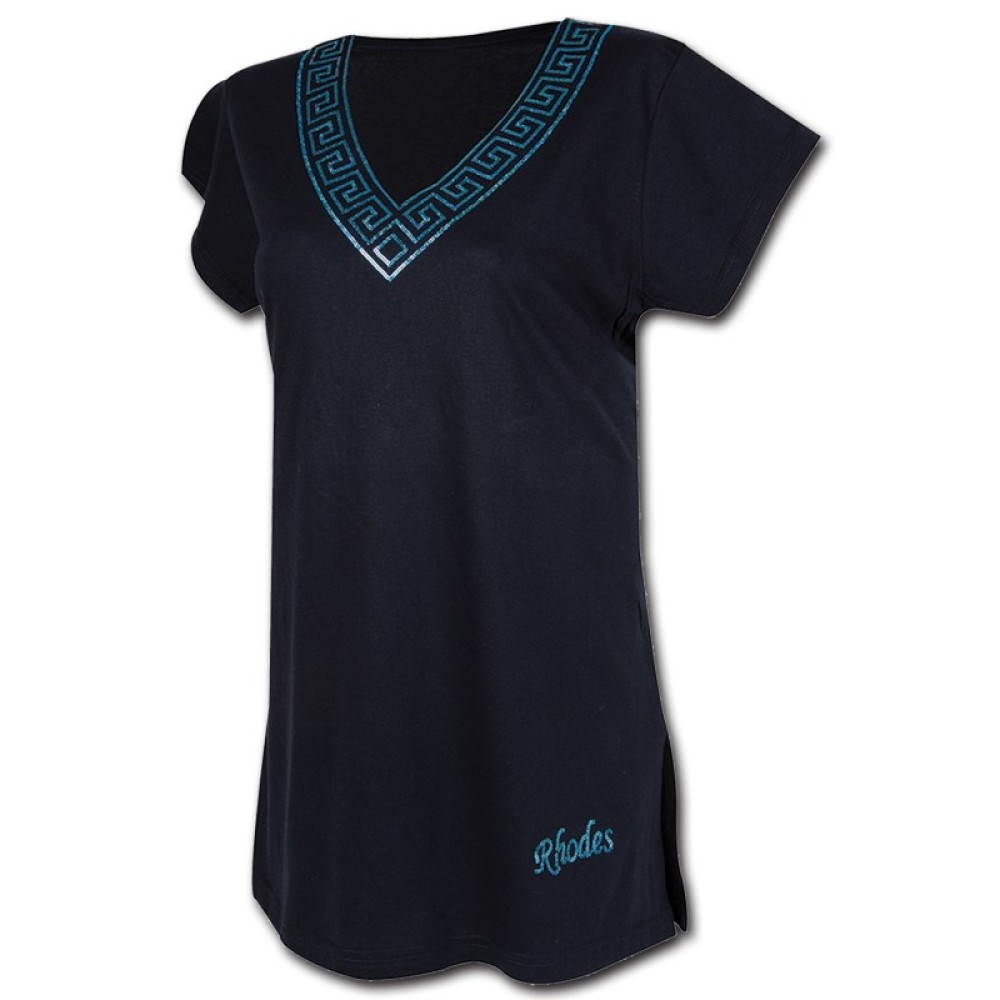 ΜΠΛΟΥΖΑ ΓΥΝΑΙΚΕΙΑ ΤΟΥΝΙΚ ΜΕ V ΛΑΙΜΟ ΧΟΝΔΡΙΚΗ / 110703