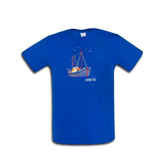 ΤΟΥΡΙΣΤΙΚΟ T-SHIRT ΑΝΔΡΙΚΟ ΜΕ ΚΕΝΤΗΜΑ ΤΟΠΩΝΥΜΙΟ / 110102 T-SHIRTS