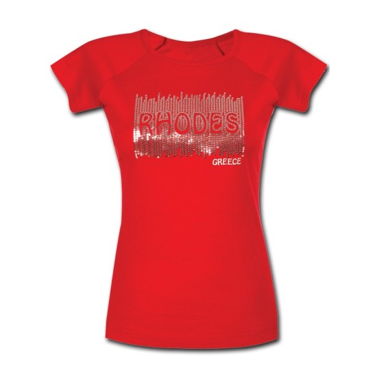 ΚΟΚΚΙΝΟ ΜΠΛΟΥΖΑΚΙ ΓΥΝΑΙΚΕΙΟ ΚΕΝΤΗΜΕΝΟ ΜΕ ΤΟΠΩΝΥΜΙΟ / 141103 ΖΑΠΟΝΕ